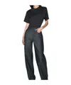Mugler Backless Jumpsuit In Black