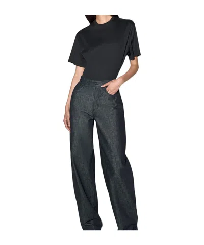 Mugler Backless Jumpsuit In Black