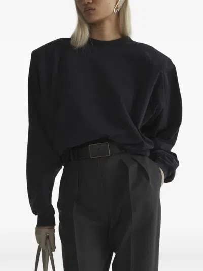 Mugler Bat Long Sleeve T-shirt In Black