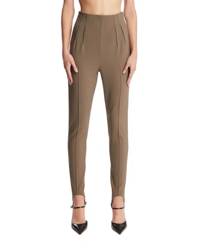 Mugler Beige Wool Leggings In White