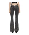 Mugler Belt-loop Jeans In Black