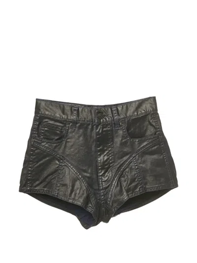 Pre-owned Mugler Belt-loop Pocket Shorts In Blue