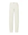 Mugler Belt Loop With Jeans In White