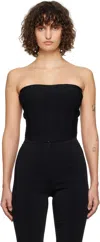 Mugler Black Knit Bustier Camisole In 1999 Black