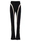 Mugler Stylish And Comfortable Black Viscose Pants For Women In Black