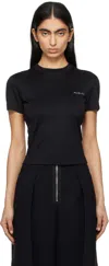 Mugler Piercing-detail Cotton T-shirt In 1999 Black