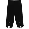 Mugler Straight Cropped Trousers Dart Detailing