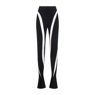 MUGLER MUGLER BLACK PANTS