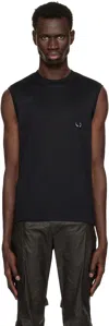 Mugler Black Signature Sleeveless Tank Top In 1999