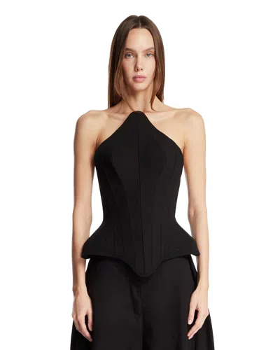 Mugler Black Re/edit Les Amazones Corset