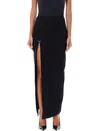 Mugler Long Skirt With Piercing Detail