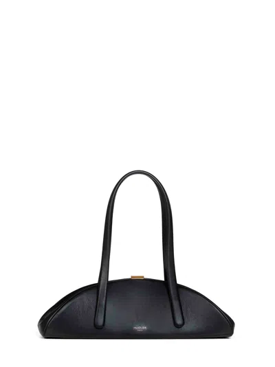 Mugler Black Snake Lua Handbag