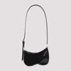 Mugler Black Spiral Curve 01 Shoulder Bag In Black