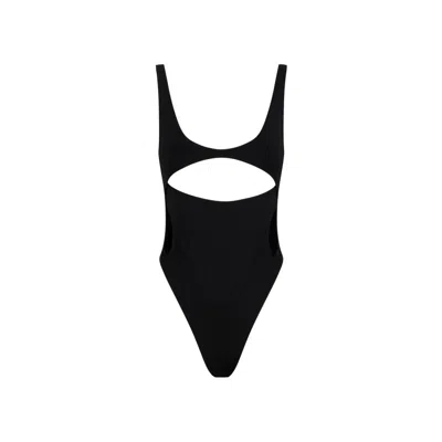 Mugler Black Swimsuit