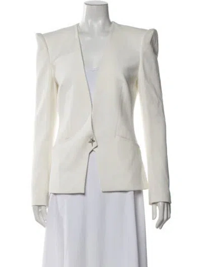 Pre-owned Mugler Blazer In Neutrals
