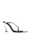Mugler Bombe' Mule In Black & Crystal