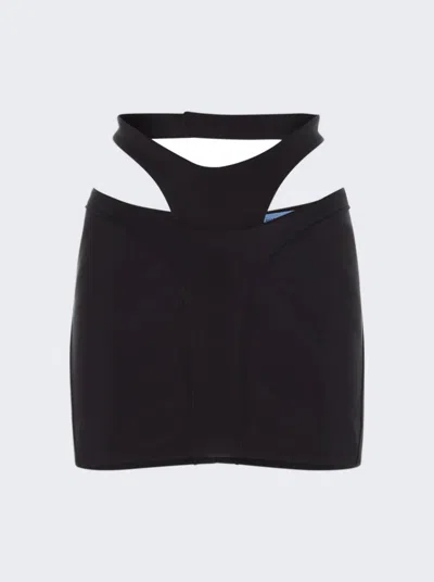 MUGLER BONDED MINI SKIRT