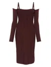 Mugler Boning-detail Dress