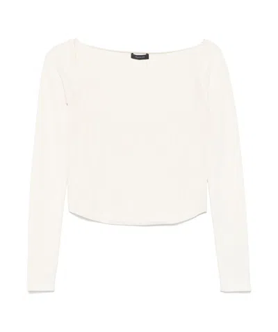 MUGLER BONING-DETAIL SWEATER