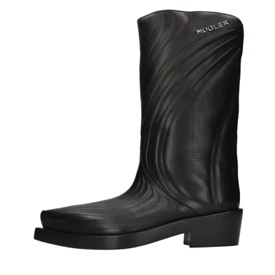 Mugler Boots In Black