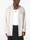 Mugler Button-fastening Patch-pocket Shirt In White