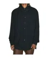 Mugler Button-up Long Sleeve Shirt In Black