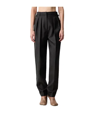 Mugler Carrot Pants In Black