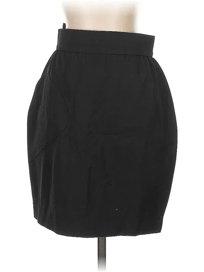 Pre-owned Mugler Casual Skirt In Black