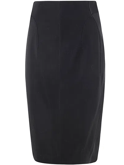 Mugler Ju0542 Skirt In Black