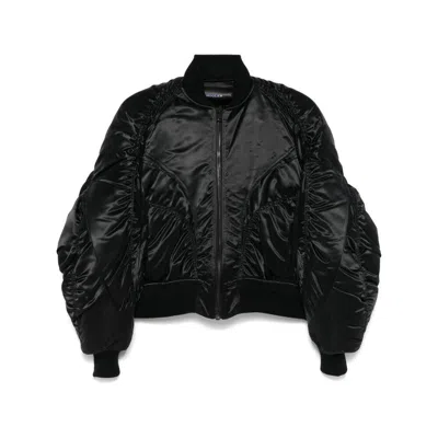 Mugler Outerwears In Black