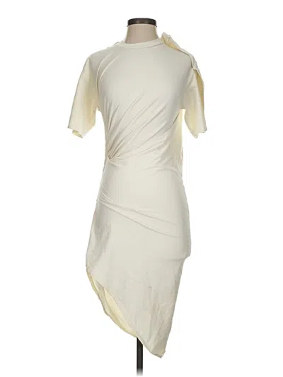 Pre-owned Mugler Cocktail Dress In Ivory