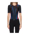 Mugler Colorful Print T-shirt In Blue