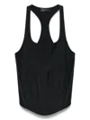 Mugler Corset-style Top In Black
