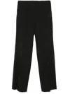 Mugler Corset Tailored Trousers In Schwarz