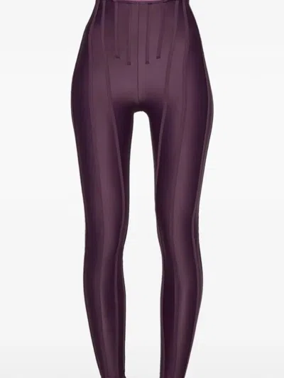 MUGLER CORSETED LEGGINGS
