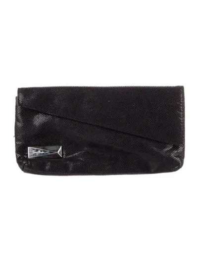 Pre-owned Mugler Cosmetic Bag In Black