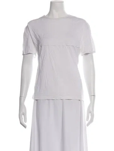 Pre-owned Mugler Crew Neck Short Sleeve T-shirt In Purple