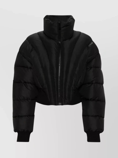 MUGLER CROPPED PADDED QUILTED JACKET