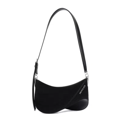 Mugler Curve Bag In Black