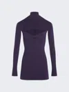 Mugler Cut Out Mini Dress In Multi