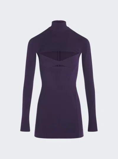 Mugler Cut Out Mini Dress In Multi