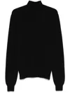 Mugler Cut-out Sweater In Black