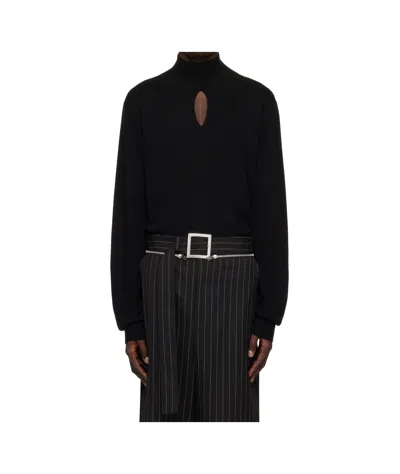MUGLER CUT-OUT SWEATER