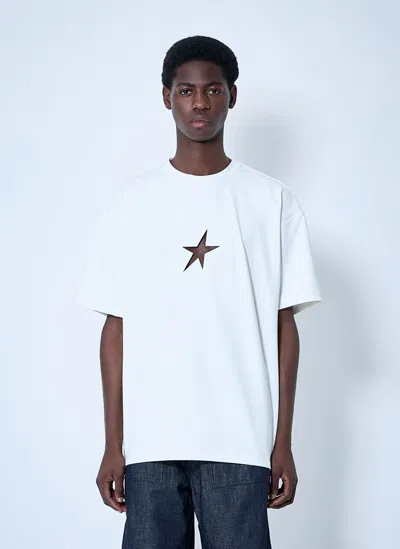 Mugler Cut-out T-shirt In White