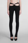 Mugler Leggings In Black