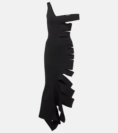 Mugler Cutout Midi Dress
