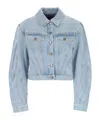 Mugler Medium Blue Denim Jacket