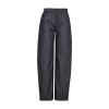 Mugler Women Ballon Denim Pants In Blue