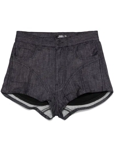 MUGLER DENIM SHORTS