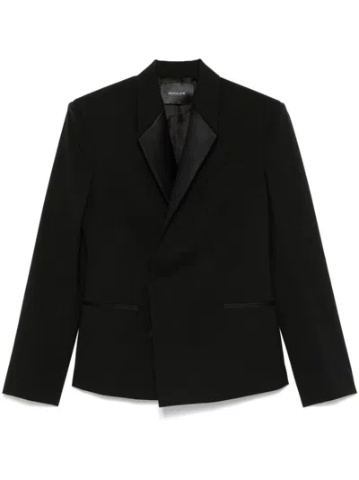 Mugler Double-breasted Blazer In 1999 Black